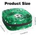 Portable Women's Binding-Storage Bags for Menstrual Cups & Pads | Football Pattern Green | Perfect for Teens - Buy Online on GoSupps.com
