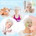 Sibba 1 Piece Spa Headband For Washing Face Wash Makeup Sports Shower Wide Hair Band Headpiece Puffy Fuzzy Fluffy Cloth Head Hairband Wristband Facial Beauty Wrap Women Girls (White) - Buy Online on GoSupps.com