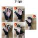 ZZBB Manual Training Rehabilitation Gloves Exercise Five Fingers Hand Stroke Hemiplegia Rehabilitation Training Equipment Left Small - Buy Online on GoSupps.com
