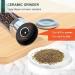 Soeos Salt and Pepper Grinder Set  Organic Whole Black Peppercorns  3.5oz (100g)  Himalayan Pink Salt  8oz (230g). USDA Organic Black Pepper  Non-GMO  Kosher Certified  Adjustable Coarseness Organic Whole Black Peppercorns - Buy Online on GoSupps.com