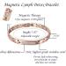 LPLSROAD Magnetic Lymph Detox Bracelet for Women - Rose Gold Titanium Power Magnetic Bracelet for Arthritis Pain Relief and Carpal Tunnel with Adjust Tool - Buy Online on GoSupps.com