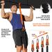 Pull Up Assistance Bands Set - 4 Heavy Duty 300lbs Resistance Bands for Home Gym | Adjustable Weight & Footrest for Enhanced Strength Training - Buy Online on GoSupps.com