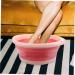 PLAFOPE 1pc Folding Washbasin Foldable Basin Foldable Washbasin Wash Basin Bathroom Basin Washing Basin Cleaning Basin for Home Bathroom Supply Portable Washbasin Dormitory Supply 32X32X12CM Pink - Buy Online on GoSupps.com
