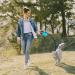 Etaccu Rollerin Retractable Dog Leash - 5m Reflective Non-Slip Handle One-Button Block For Medium & Large Dogs Up to 50kg (Blue) - International Shipping Available - Buy Online on GoSupps.com