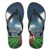 Mnsruu American Football Stadium Ball Green Gras Flip Flops Flip Sandals Home Home Hotel Spa Bedroom Travel L For Men Women
