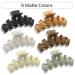 Large 4 Inch Non Slip Hair Jaw Clips - Strong Hold Claw Clips for Thin & Thick Hair - 6 Colors (6 Pieces) - Buy Online on GoSupps.com