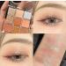 Kayswang 9-Color Glitter Eyeshadow Palette - Matte, High Pigment, Waterproof - Autumn-Winter Shades (Pink + Orange) - Buy Online on GoSupps.com