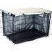 Kefit Durable Double Door Dog Crate Cover 48 inch Beige - Waterproof Anti-UV Kennel Cover for 36-48 inches Crate - Buy Online on GoSupps.com