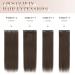 Feshfen Clip In Hair Extensions - 4PCs Synthetic Smooth Long Extensions for Women - Black Brown 50cm - Buy Online on GoSupps.com