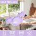 Silicone Toddler Feeding Set with Suction Plate, Bowl, Sippy Cup, Bib, and Spoon - Purple Y22 - Buy Online on GoSupps.com