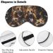 German Shepherd Dogs Funny Eye Mask - Soft Blindfold for Sleeping & Travel | Adjustable Strap - Buy Online on GoSupps.com