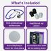 Buy HCS Premium Stainless Steel Stethoscope - Medical Grade Dual Head for Nurses Doctors & Vets | 22 Inch Blue Tubing - International Shipping Available - Buy Online on GoSupps.com