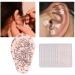 17 cm Ear Acupuncture Model | Auricle Point Silicone Model with Telescopic Probe & Tweezers for Accurate Acupuncture Therapy - Buy Online on GoSupps.com
