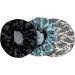 KissDate 3 Packs Double layer Shower Cap Waterproof Elastic Bath Cap for Women Shower Spa Salon (Multicolor-2) - Buy Online on GoSupps.com