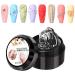 Nail Sculpting Gel Waterless Glue for 3D Extensions - Manicure Gel Nail Painting - For Home Manicure Pedicure Women Girls French Tips Rhinestone Flower Foil Charm Stamping