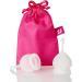 Buy Satisfyer Feel Good Menstrual Cup Set - Reusable & Sustainable 15ml & 20ml | Easy Cleaning Transparent | International Shipping - Buy Online on GoSupps.com