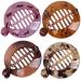 Buy Pofet Banana Clips | 2-Piece Fish Tail Hair Accessories for Women & Girls - Black White Brown - Perfect for Thick Hair - Buy Online on GoSupps.com
