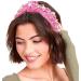 Bidadary Rhinestone Headband - Crystal Jeweled Wide Hairband for Women in Pink - Buy Online on GoSupps.com