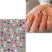 3D Halloween Nail Stickers 6 Sheets 5D Self-Adhesive Embossed Nail Decal Flower Pumpkin Ghosts Nail Art Decoration Design Supplies - Buy Online on GoSupps.com