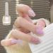 Pearl White Glitter Nail Polish Shimmering Pink Shell Spiral Silver Shimmer Quick Dry Pearlescent Nail Sparkling Varnish Shining Long Lasting No Need Cure DIY Nail Art Manicure Gift for Women - Buy Online on GoSupps.com