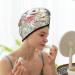 Hair Towel Wrap - Quick-Drying Turban with Button | Autumn Garden Hair Drying Towel - Buy Online on GoSupps.com