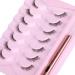 FANXITON Natural Half Lashes - Wispy Fluffy 7 Pairs with Lash Glue | Cateye 12mm Short Clear Band False Eyelashes Multipack - Perfect for Every Occasion - Buy Online on GoSupps.com
