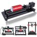 Laser Rotary Roller  Laser Engraver Y-axis Rotary Roller Engraving Module for Cylindrical Objects  Compatible with Most Kinds of CNC Laser Cutter and Engraver Machine  3D Printer Accessories Three Grades Adjustable Laser...