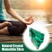 Malachite Crystal Statue Natural Crystal Malachite Slice for Home Decoration | Polished Slab Rock Healing Crystals Malachite Stones Slices for Home Garden Art Decor Littryee - Buy Online on GoSupps.com