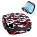 Women's bonds storage pockets still pad black gray red white camouflage portable period kit pocket feminine product bag for women girls color1