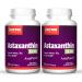 Jarrow Formulas Astaxanthin 12 mg - 60 Softgels Pack of 2 - Natural Antioxidant Carotenoid - Immune Skin & Eye Health Support - 60 Servings