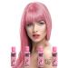 Crazy Color Semi-Permanent Hair Dye 4 Pack (Candy Floss Pink) Candy Floss Pink 4 Count (Pack of 1)