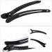Flzone 12 Black Duck Hair Clips for Women - Alligator Curl Hair Clamps | DIY Hair Accessories for Girls (12cm/4.72 inch) - Buy Online on GoSupps.com