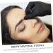 FOMIYES 2pcs Guide Microblading for Makeup Disposable Supplies Nose Home Thin- Mapping Line Brow Threading 1 count (Pack of 1) Blackx2pcs - Buy Online on GoSupps.com
