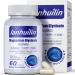 6-in-1 Magnesium Complex 420mg Pure Magnesium Glycinate Magnesium Supplement with GABA 5-HTP L-Theanine L-Tyrosine Vegetarian & High Absorption 60 Capsules 60 Count (Pack of 1) White