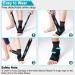 Foot Brace & Ankle Support for Sprains | Achilles Tendonitis & Plantar Fasciitis Relief | Breathable Design for Men & Women - Buy Online on GoSupps.com