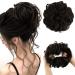 Vlasy Messy Bun Hair Piece for Women Curly Wavy Hair Scrunchies Bun Extensions Hairpieces Synthetic Hair Chignons Accessories Updo for Girls(2# 60g) 60g 2#