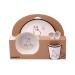 Barbo Toys - Mumins Mealtime Set - Mooomin dishes set - Esset - for babies toddlers and small children - with plates bowl cup and 2 spoons - Mumin valley Illustrations Mumins Set