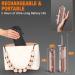 Buy Portable Water Flossers - Cordless Mini Oral Irrigator & Telescopic Water Tank 5 Modes + Mist IPX7 Waterproof for Travel & Braces Care - Rose Gold - Buy Online on GoSupps.com