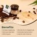 Organic Coffee Lip Scrub | Brighten & Lighten Dull Lips | 100% Natural Care - 8g - Buy Online on GoSupps.com