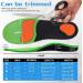 Plantar Fasciitis Insoles - Arch Support Inserts for Foot Pain Relief - High Arch Support Shoe Inserts for Men and Women - XS(35-37) Green+Black - Buy Online on GoSupps.com