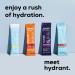 HYDRANT Hydrate Electrolyte Powder Drink Mix - Blood Orange 30 Stick Packs | Rapid Hydration Mix for Better Rehydration - Buy Online on GoSupps.com