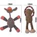 Buy Awoof Interactive Plush Dog Toys - 4 Pack Squeaky Chewing Bone Toys for All Sizes | Durable Cotton Fabric - Buy Online on GoSupps.com