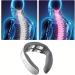 Wireless Electric Neck Massage Device with Heat 6 Modes 9 Intensity Levels 4-Head Pulse for Pain Relief - Buy Online on GoSupps.com