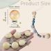16 Piece Natural Beech Wood Pacifier Clips - DIY Teething Toy Holder & Charm Accessories - Buy Online on GoSupps.com