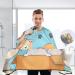 Waterproof Barber Cape - Cute Cartoon Cat & Cheetah Haircut Bib for Men & Unisex | Best Quality Hair Cutting Cape - Buy Online on GoSupps.com