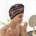 American Flag Patchwork Coral Velvet Dry Hair Cap | Best for Home Travel Pool Parties & Baths - Shop Now - Buy Online on GoSupps.com