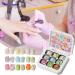 Vernis Gel Solide - Palette de Gel 9 Couleurs - Vernis Colle French Tips Pour Manucure La Maison Extension Pour Femmes Filles Maquillage Mari e - Buy Online on GoSupps.com