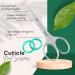 Nail Scissors Daimond Grain Nail File Curved Blade Professional Stainless Steel Toenail Manicure Pedicure Eyebrows Nose Beard Mustache Grooming Cuticle Scissors - Buy Online on GoSupps.com