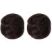 REECHO 2 PCS Mini Claw Clip in Messy & Cat Ears Hair Bun Extensions Wig Accessory Updo Hairpieces for Women Girls (Pack of 2-3.5" Wavy Dark Brown) Pack of 2 - 3.5" Wavy Dark Brown - Buy Online on GoSupps.com