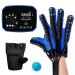 Rehabilitation Robot Gloves Both Hand Stroke Hemiplegia Finger Training Device Finger Orthosis for Long-Term Relief of Hand Dysfunction(Size:L Size Color:Blue-Right) L size blue-right